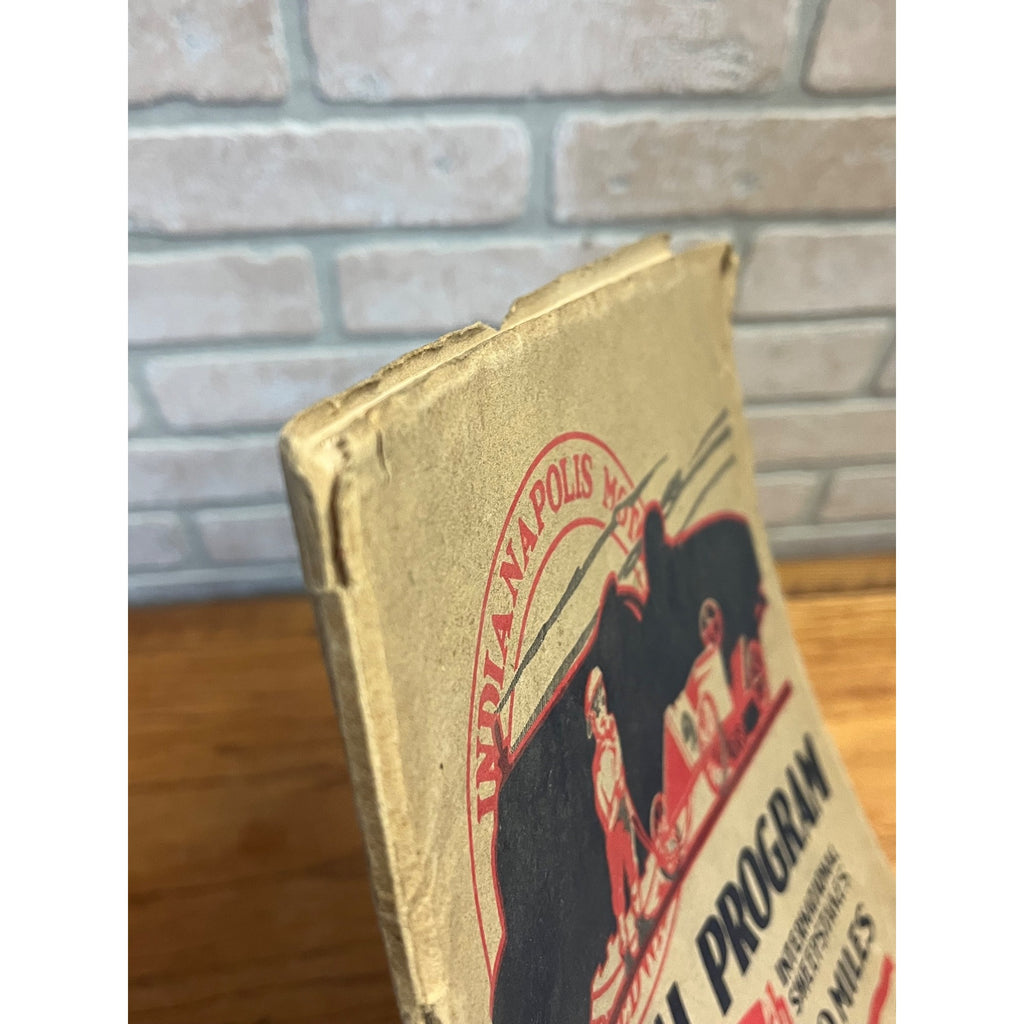 Original Vintage 1929 Indianapolis 500 Official Race Program Indy Auto Racing
