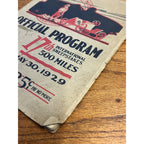 Original Vintage 1929 Indianapolis 500 Official Race Program Indy Auto Racing