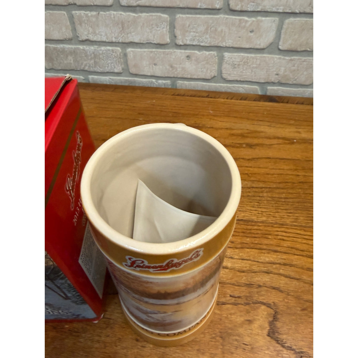 Leinenkugel's Beer Stein 2013 Holiday Stein, Evening Companion , w. box !