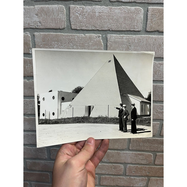 Pyramid Cube University of Personal and Solar Magnetism Origina Press Photo
