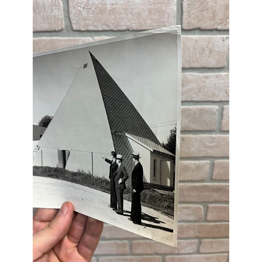 Pyramid Cube University of Personal and Solar Magnetism Origina Press Photo