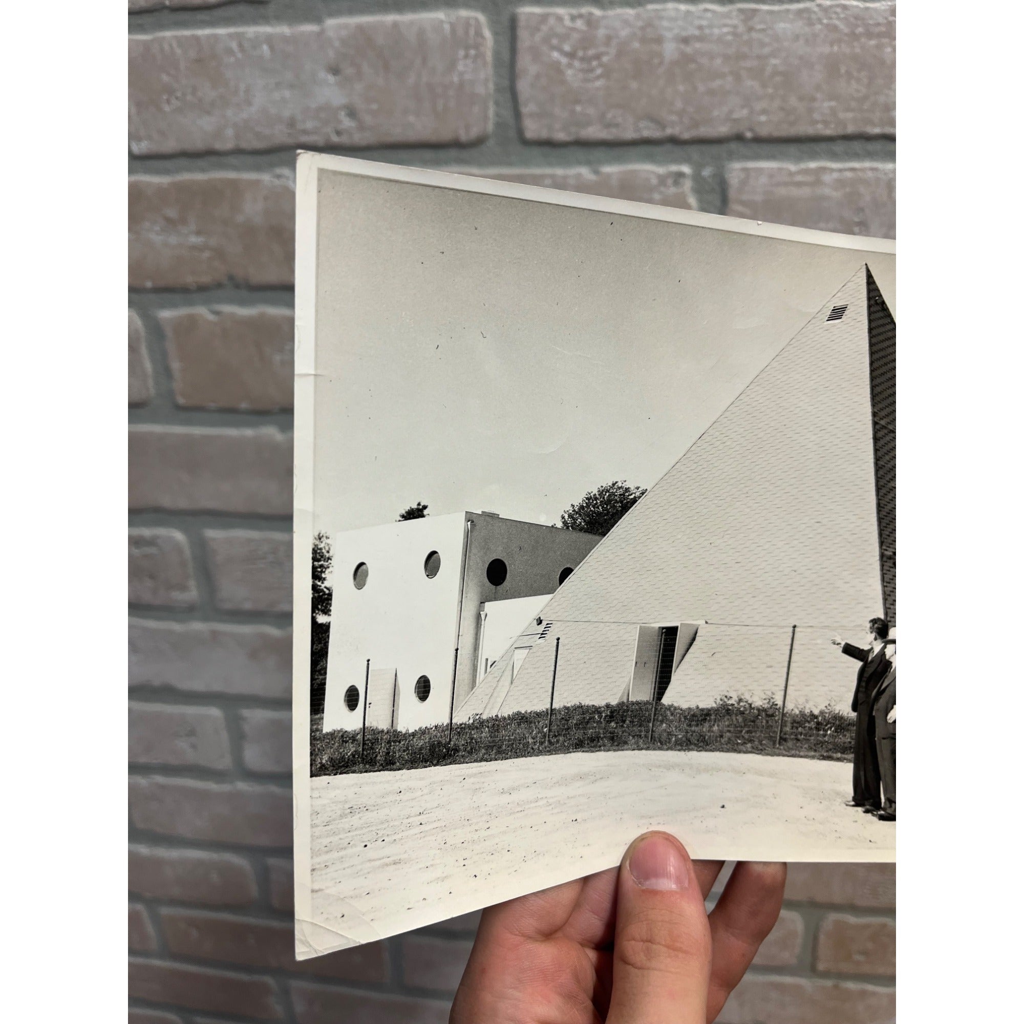Pyramid Cube University of Personal and Solar Magnetism Origina Press Photo