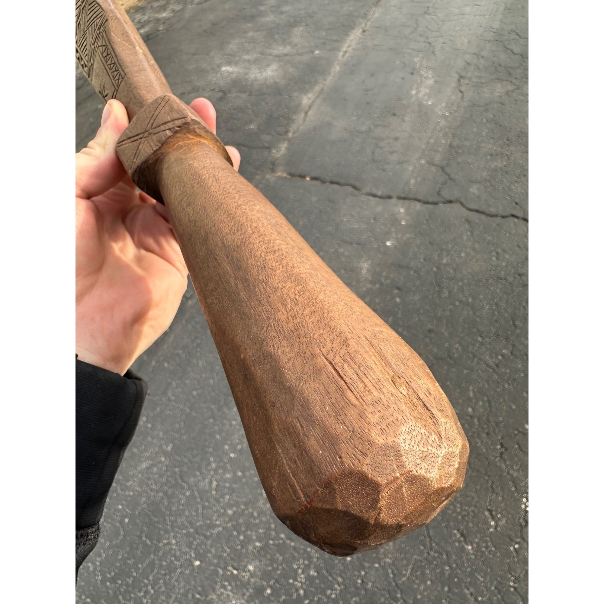 Original Polynesian War Club WWII Soldier Souvenir Bring Back Pacific Fiji Samoan