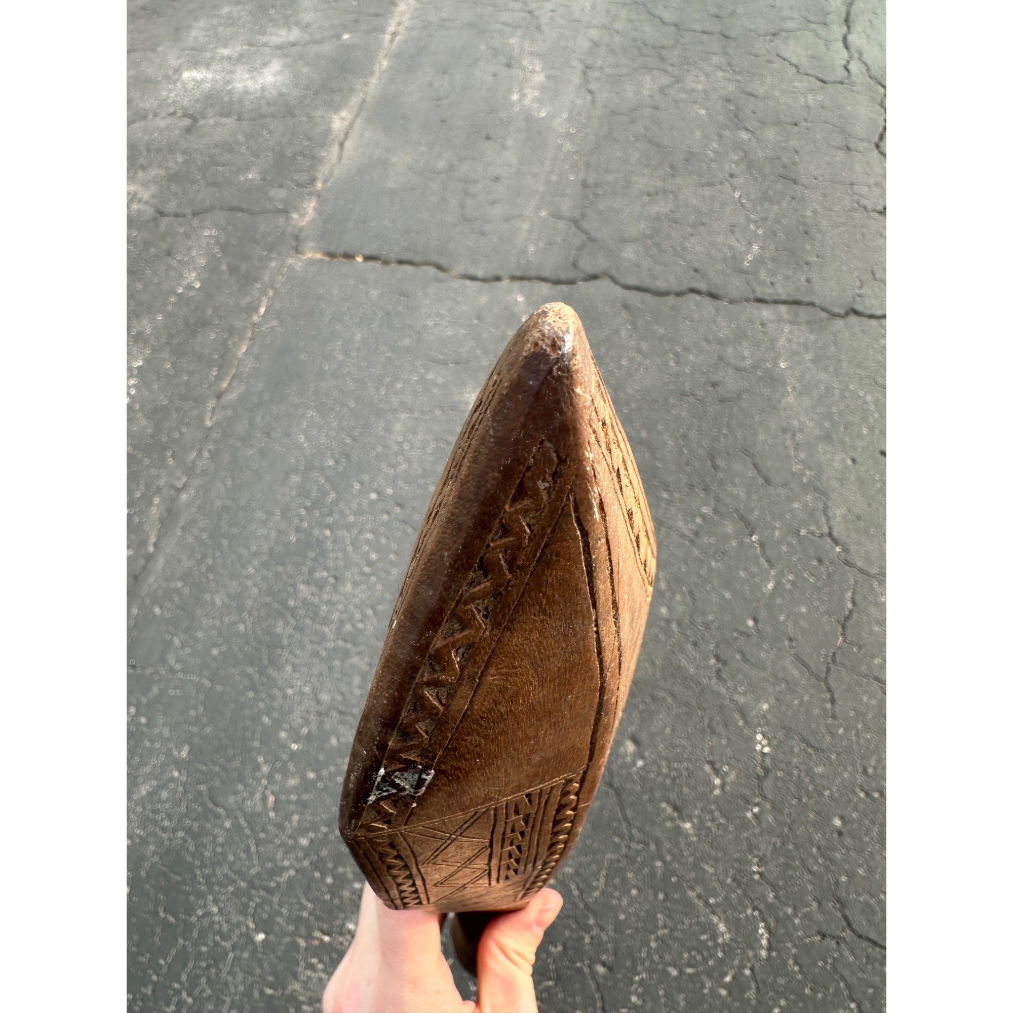 Original Polynesian War Club WWII Soldier Souvenir Bring Back Pacific Fiji Samoan