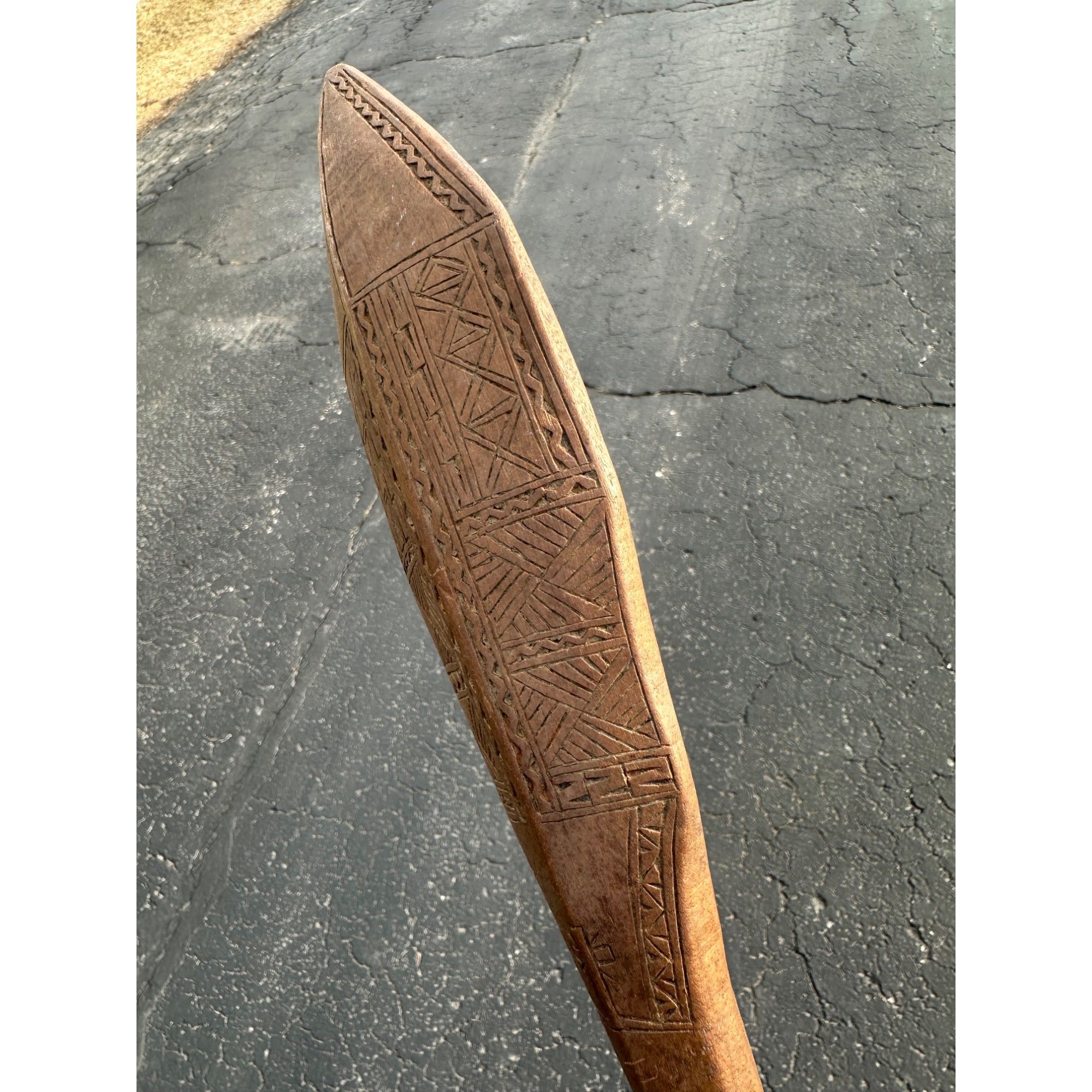 Original Polynesian War Club WWII Soldier Souvenir Bring Back Pacific Fiji Samoan