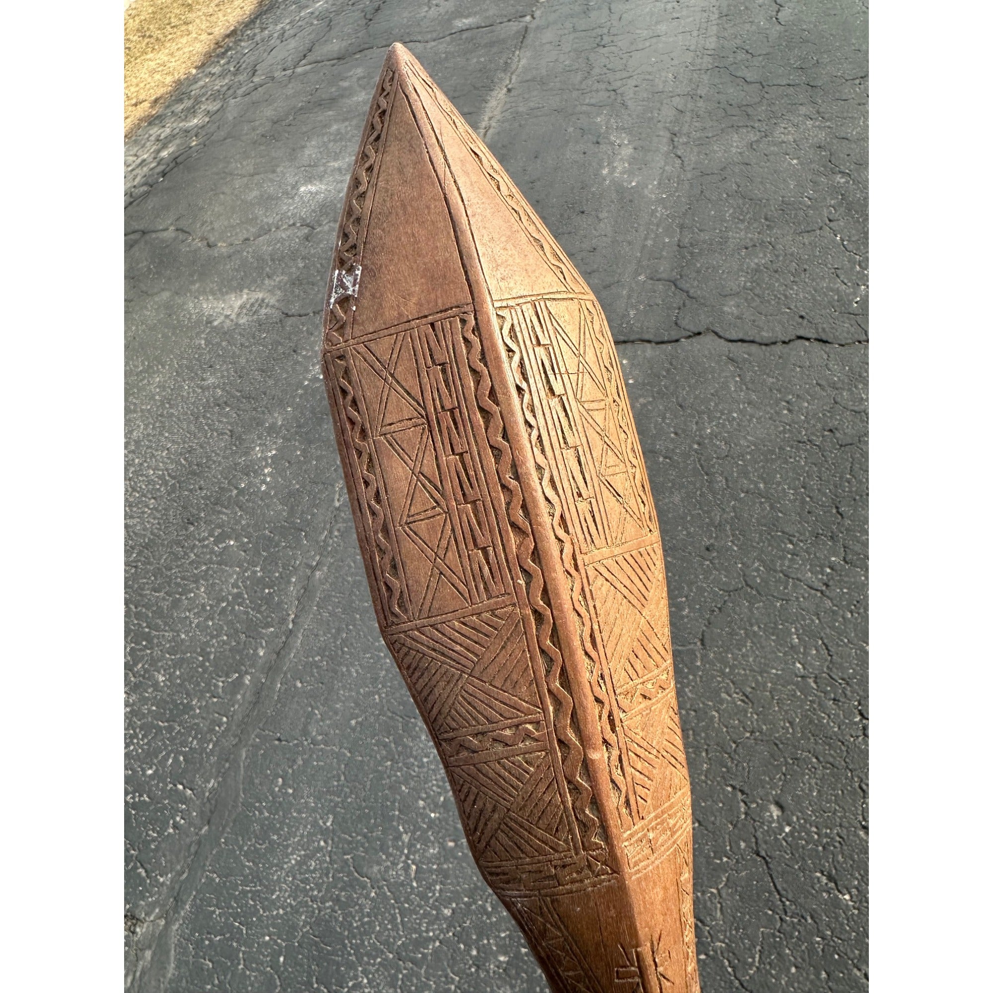 Original Polynesian War Club WWII Soldier Souvenir Bring Back Pacific Fiji Samoan