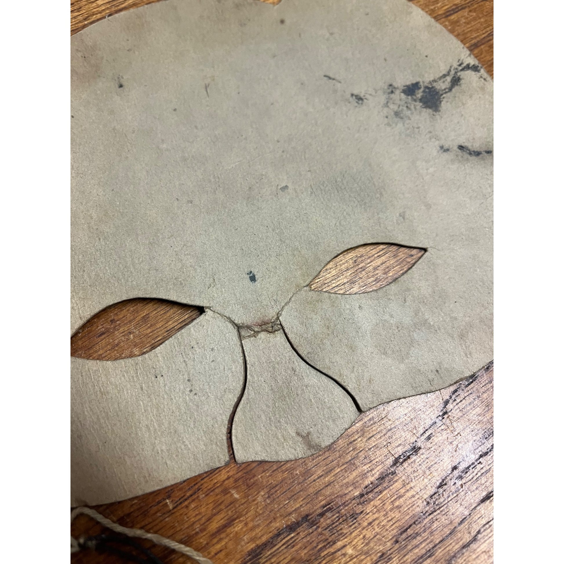 SCARCE Antique Halloween Besitle Domino Party Mask 1926-1931 Hat OWL Vintage