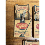 Lot of 3 Vintage Can't Miss Four Way Rat Trap McGill Wood Wooden USA