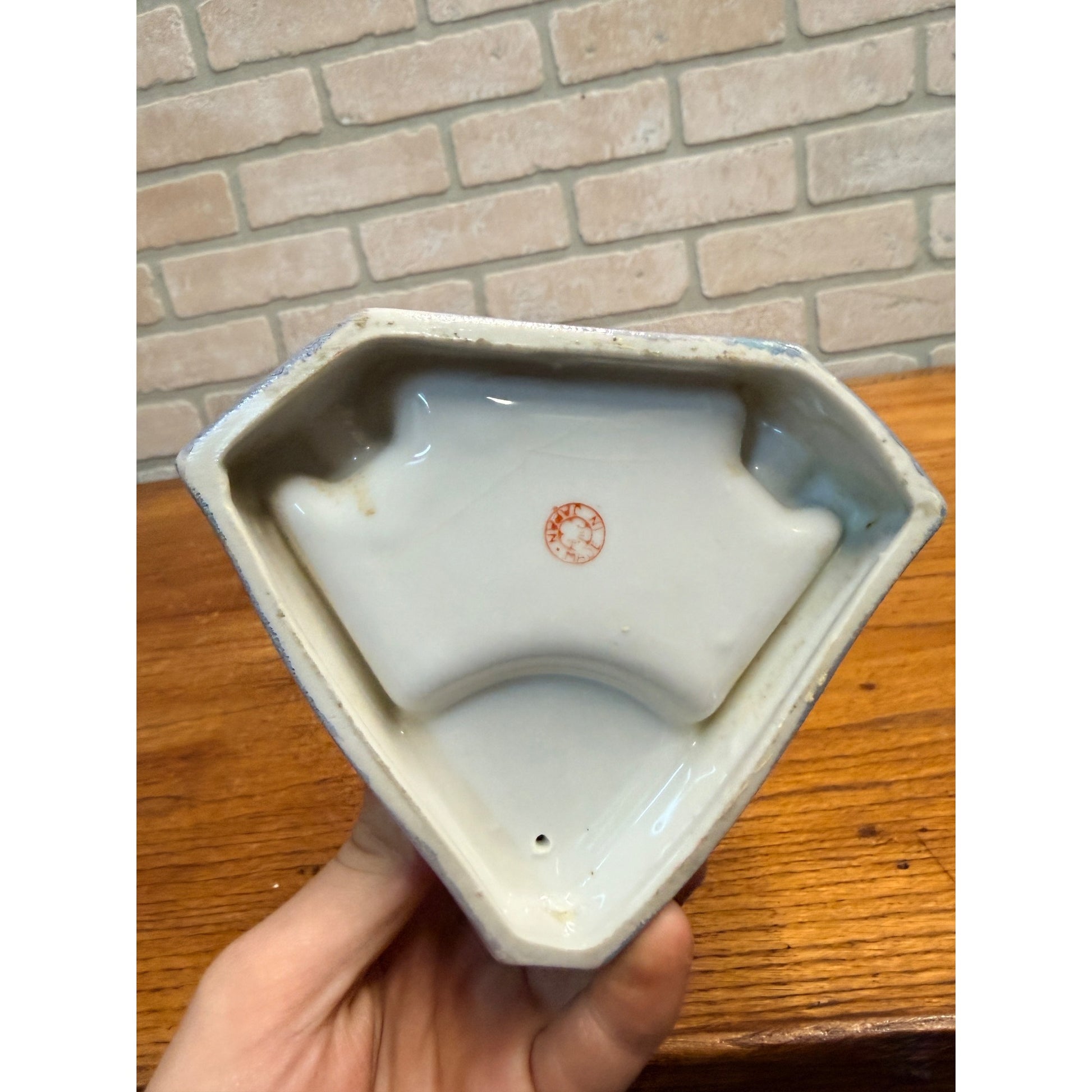 1950's Japan Ceramic DOG ASHTRAY "Lover Comes Back To Me" Lusterware KITSCHY