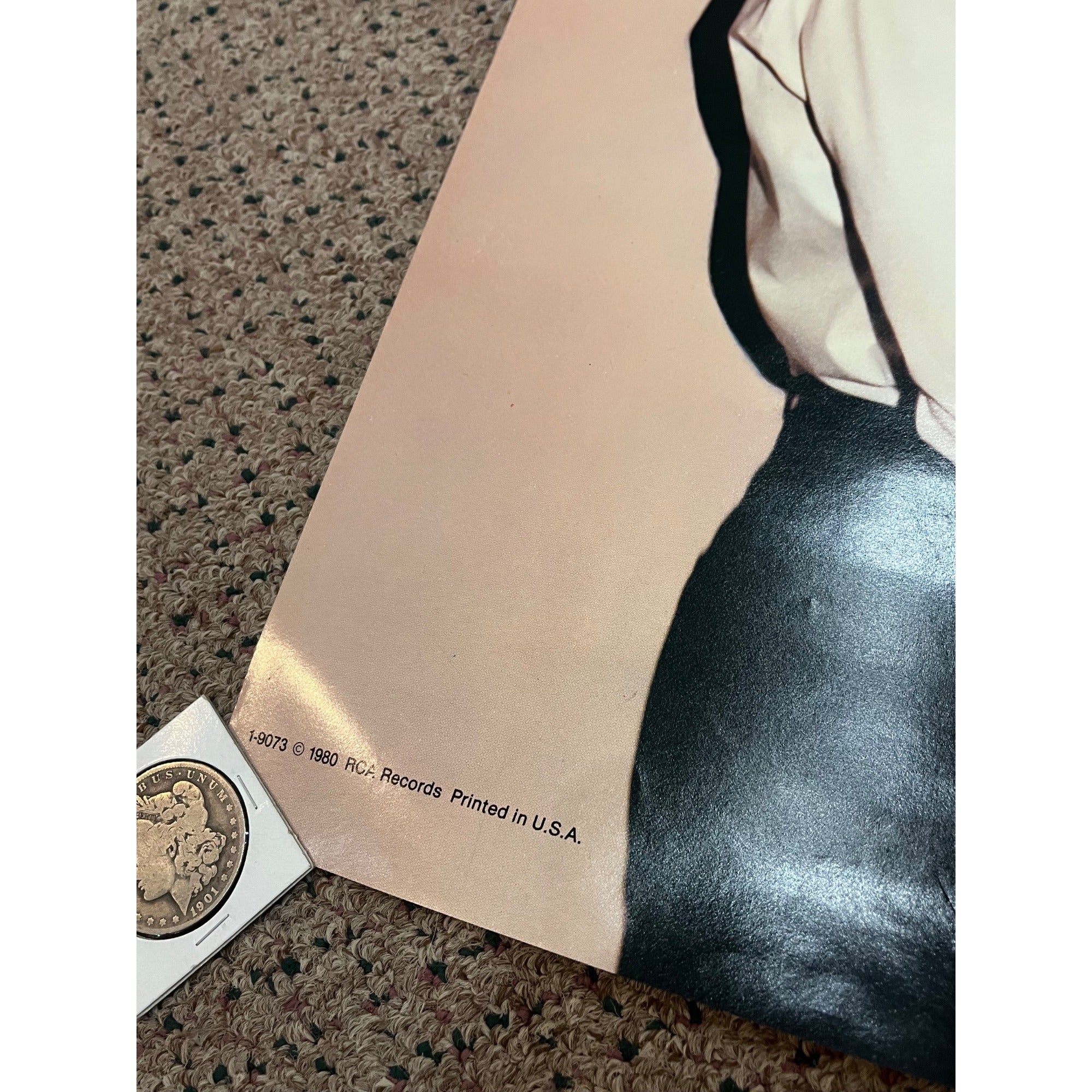 Vintage 1980 Robert Gordon Bad Boy Original Tour Record Store Promo Poster