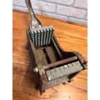 Vintage 1920s Bloomfield French Fry Cutter Cast Iron Heavy Industrial Chicago IL