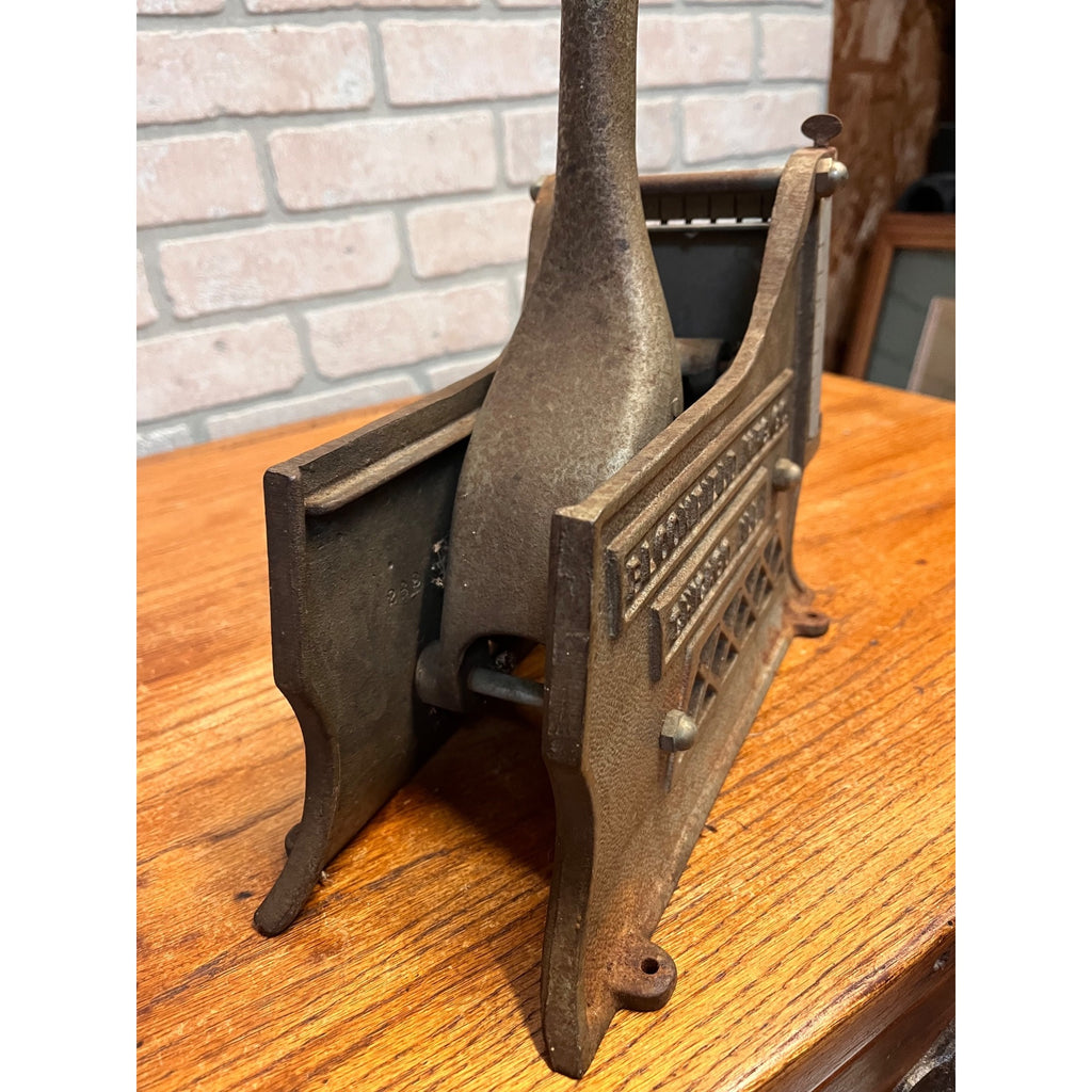 Vintage 1920s Bloomfield French Fry Cutter Cast Iron Heavy Industrial Chicago IL