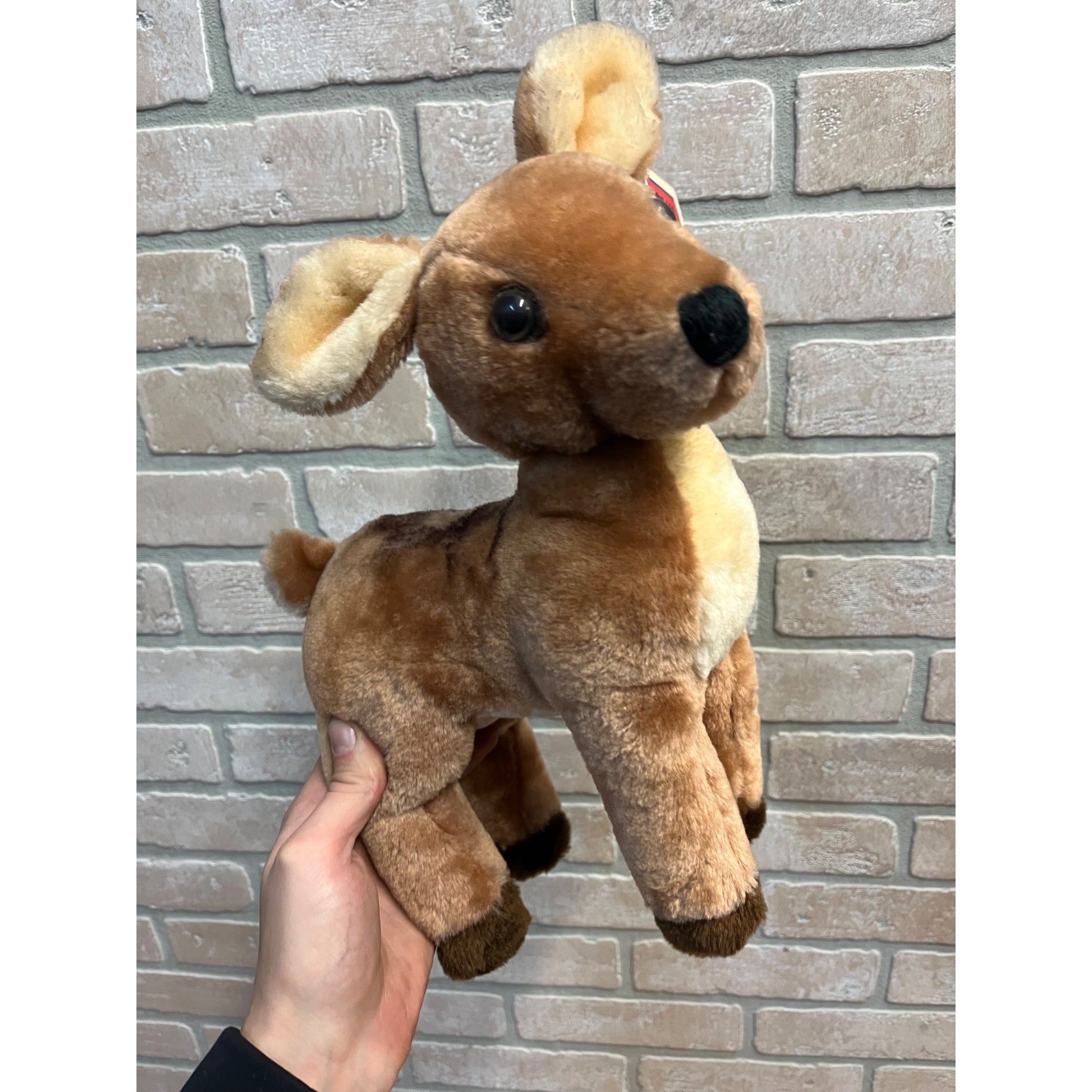 Vintage 1981 Dakin Fun Farm Reindeer Deer Flecka Fawn Doe Plush 10"