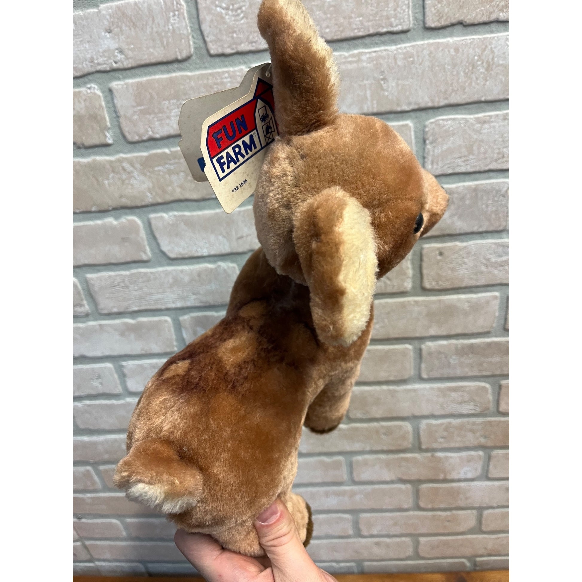 Vintage 1981 Dakin Fun Farm Reindeer Deer Flecka Fawn Doe Plush 10"