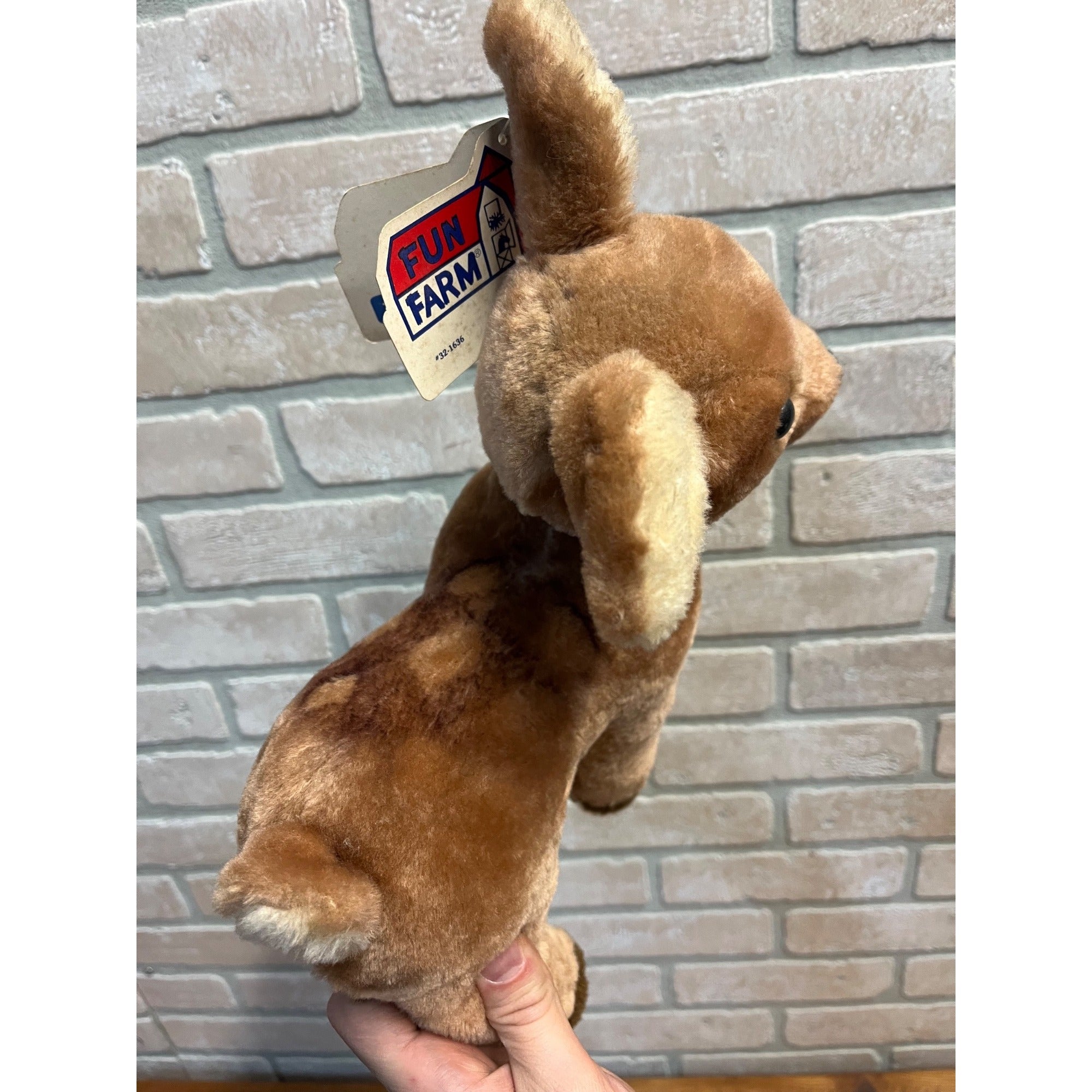 Vintage 1981 Dakin Fun Farm Reindeer Deer Flecka Fawn Doe Plush 10"