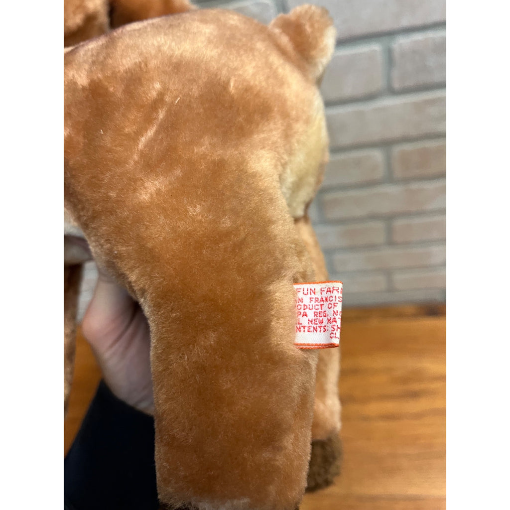 Vintage 1981 Dakin Fun Farm Reindeer Deer Flecka Fawn Doe Plush 10"