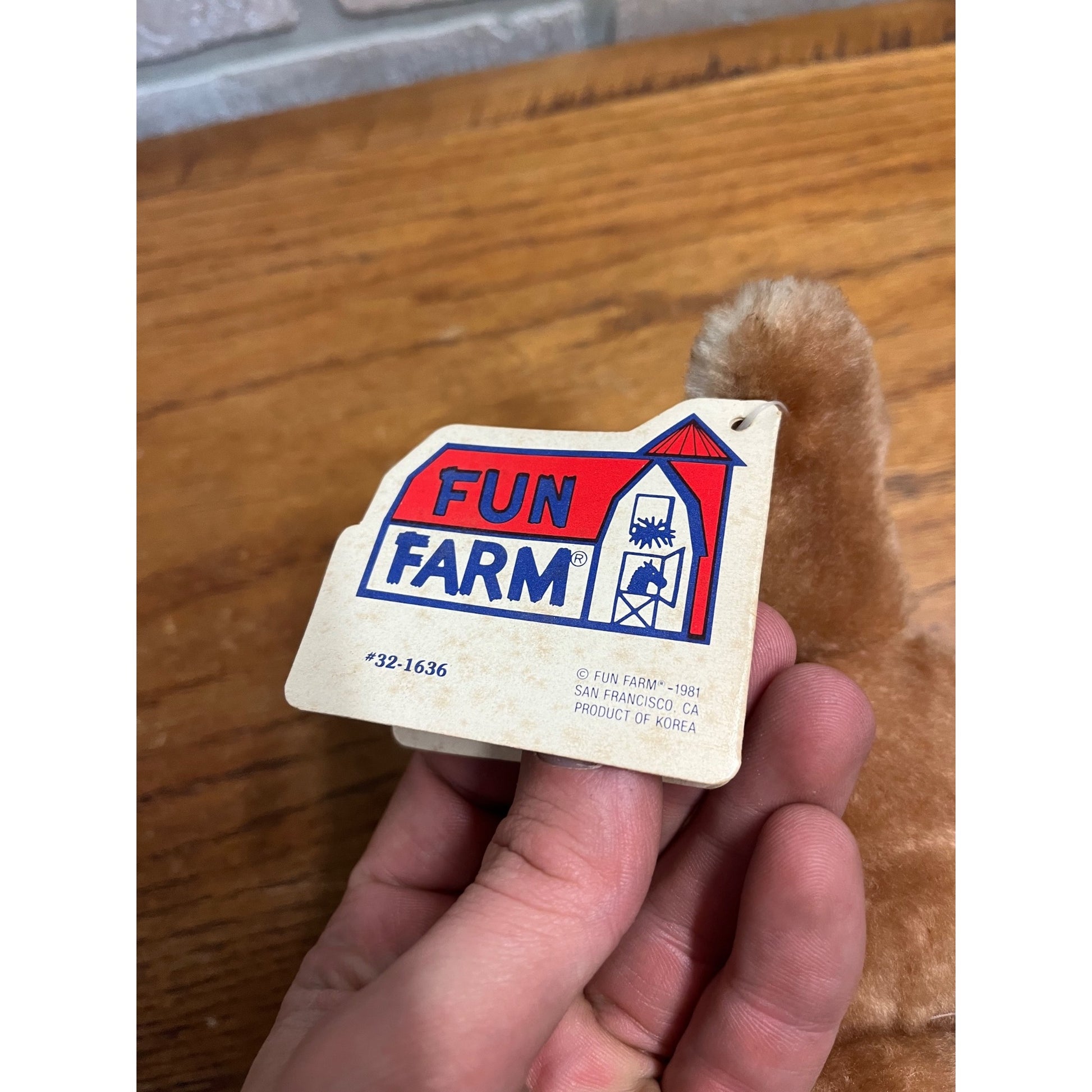 Vintage 1981 Dakin Fun Farm Reindeer Deer Flecka Fawn Doe Plush 10"