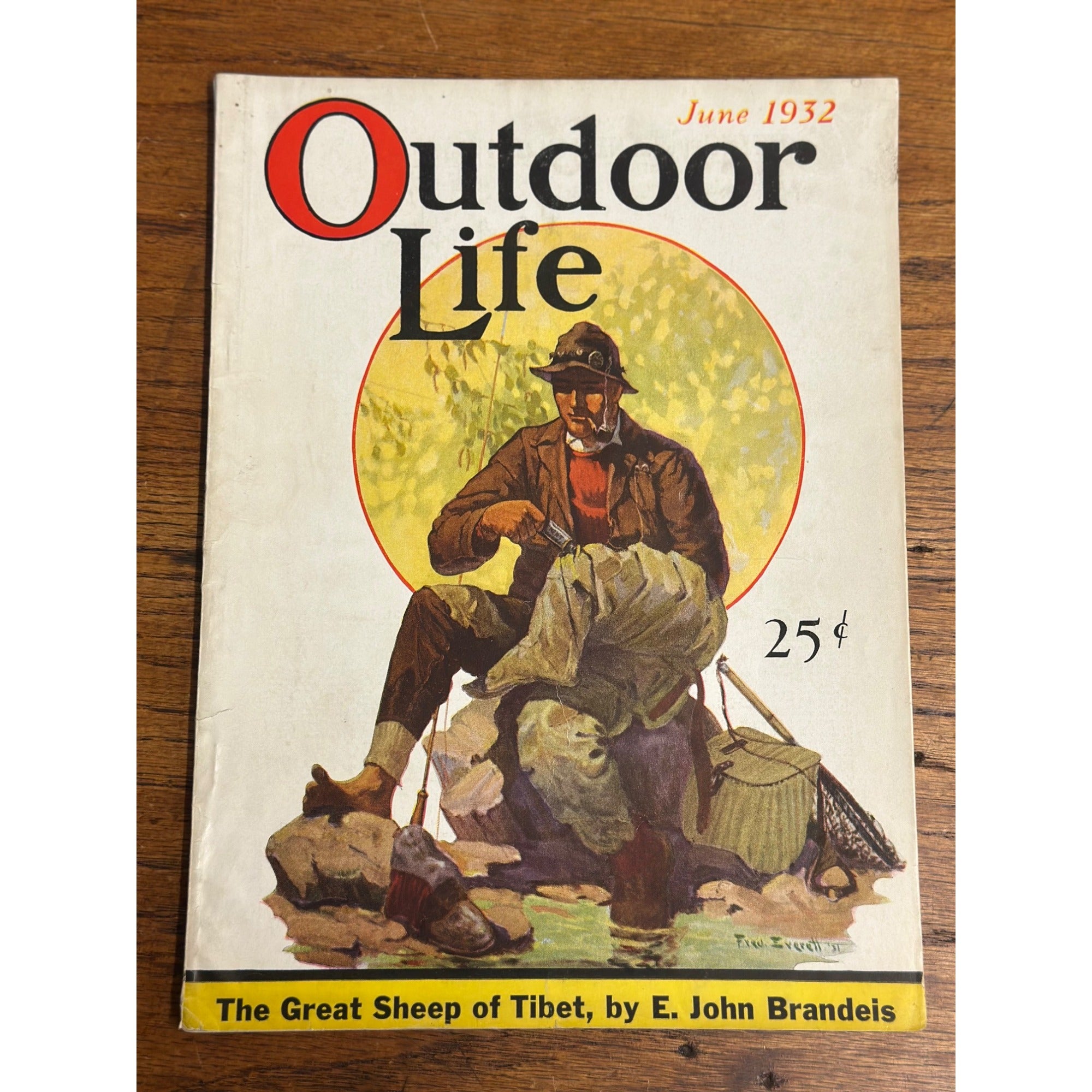 Vintage Outdoor Life Magazine (June 1932) Hunting Fishing Sportsman Ads