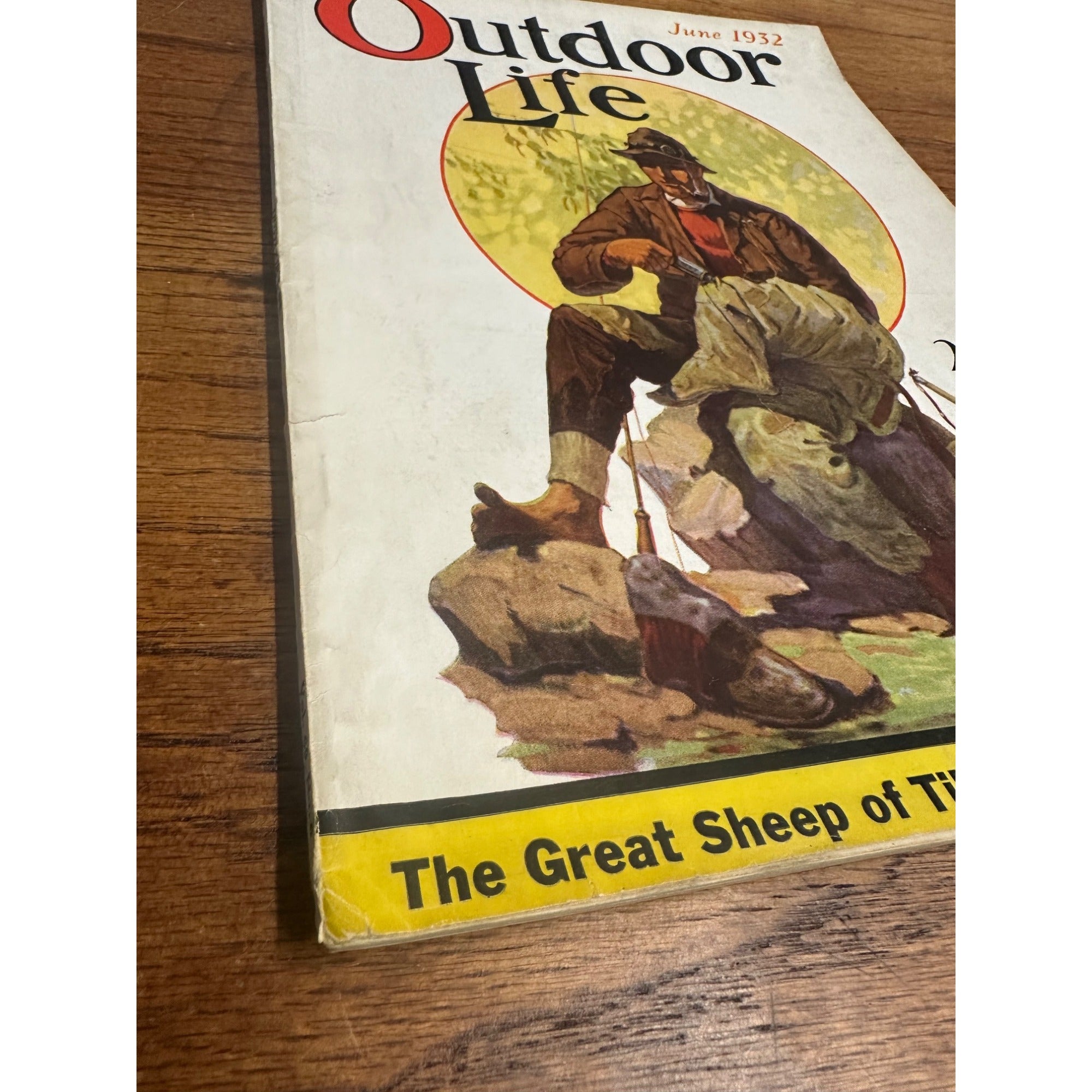 Vintage Outdoor Life Magazine (June 1932) Hunting Fishing Sportsman Ads
