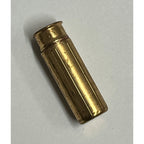 Vintage 1940s Avon Products Blue Jewel Brass Lipstick Miniature Tube 1" Travel