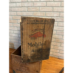 vtg Mobil Oil Gargoyle Vacuum Oil Co Mobiloil "ARCTIC" Wood Crate Box NICE