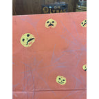 RARE Vintage Halloween Dennison c1926 Crepe Paper Table Cover Flying Witches JOL Spider Webs