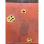 RARE Vintage Halloween Dennison c1926 Crepe Paper Table Cover Flying Witches JOL Spider Webs