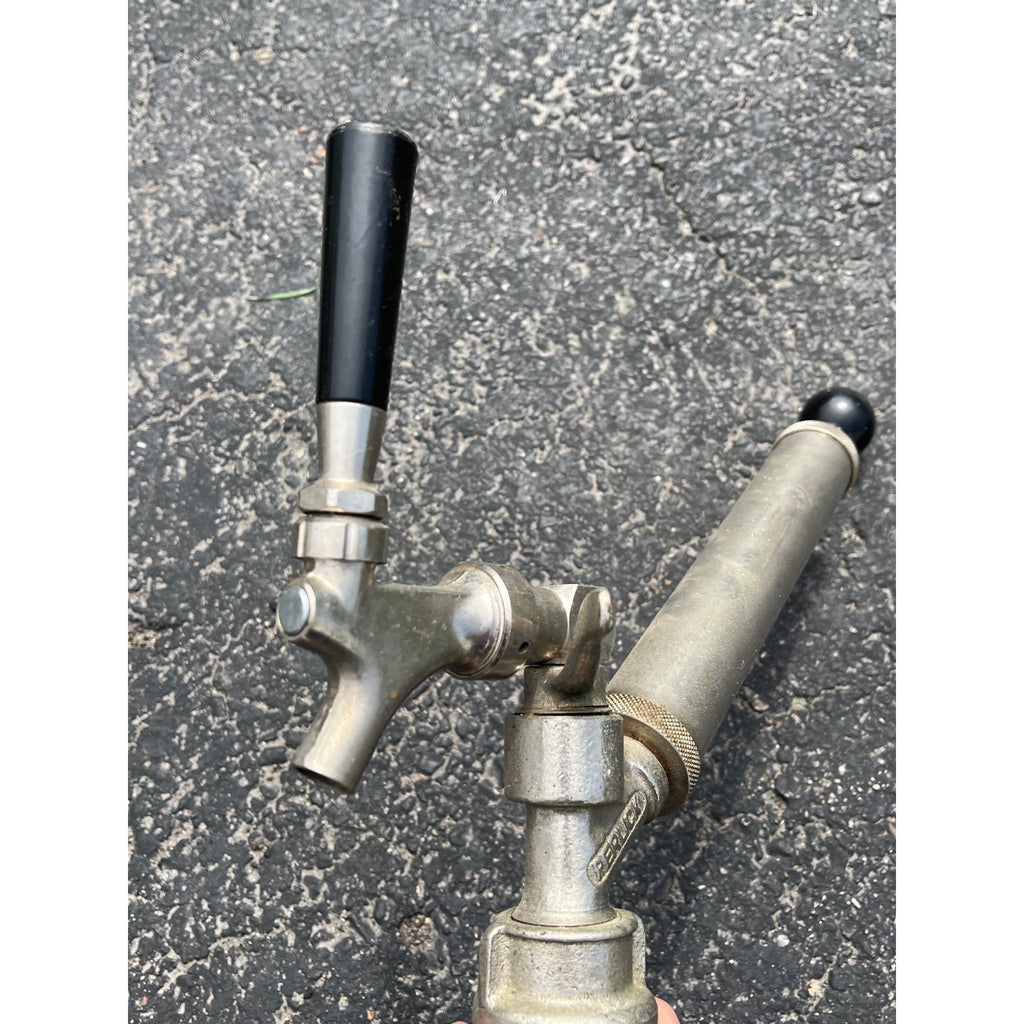Vintage Perlick Milwaukee Slant Beer Keg Barrel Pump Tap Tapper