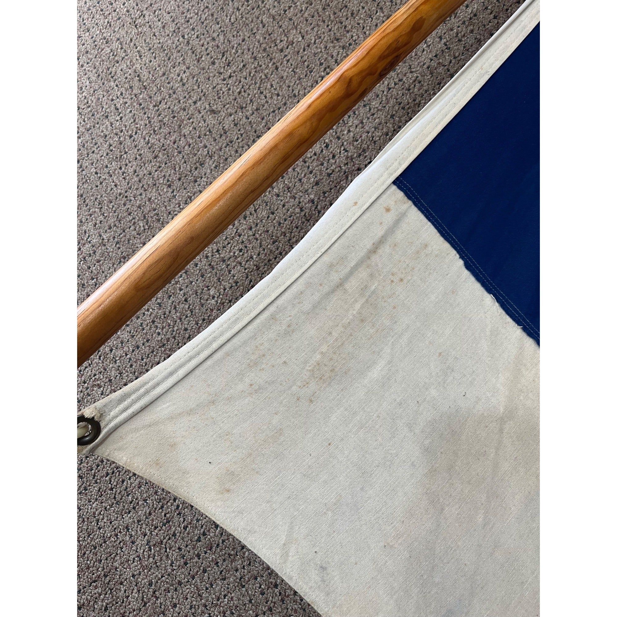 Vintage 1960s Finland 3' x 5' Defiance Annin Flag 100% Cotton Bunting