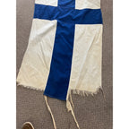 Vintage 1960s Finland 3' x 5' Defiance Annin Flag 100% Cotton Bunting