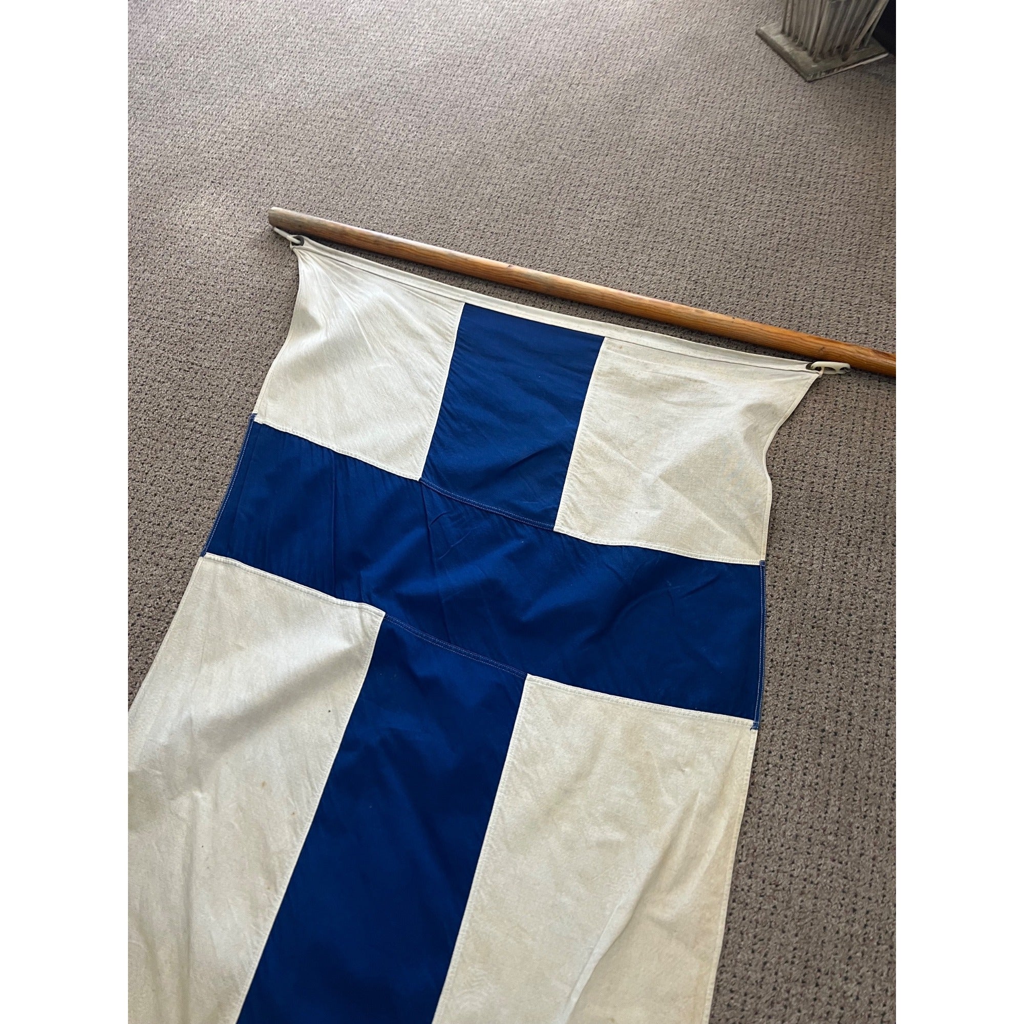 Vintage 1960s Finland 3' x 5' Defiance Annin Flag 100% Cotton Bunting