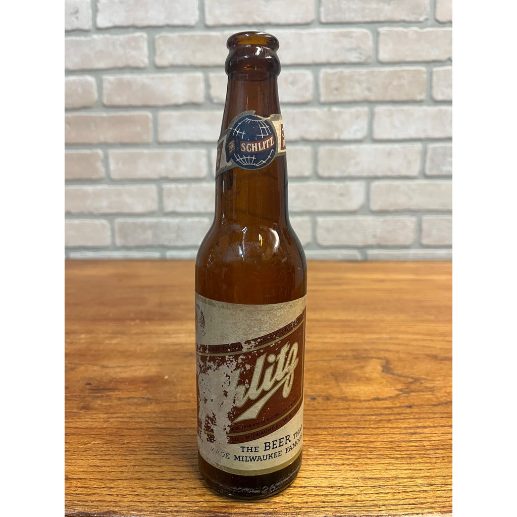 Vintage 1939 Schlitz Beer Label Bottle IRTP Milwaukee Wisconsin WI Wis - Fair