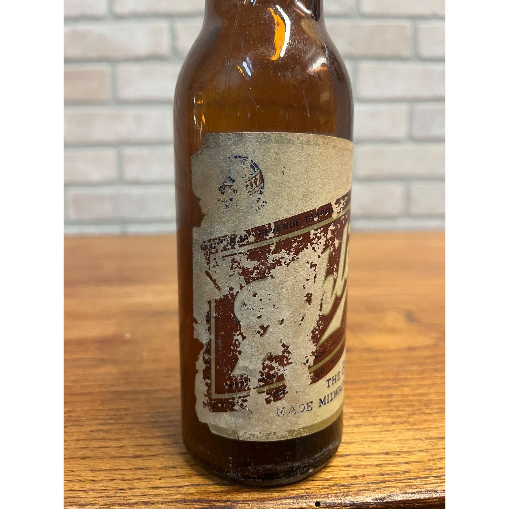 Vintage 1939 Schlitz Beer Label Bottle IRTP Milwaukee Wisconsin WI Wis - Fair