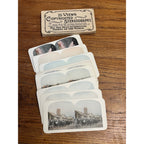 Rare Set of 25 Stereoscope Cards Battlefields of Europe WWI Stereoviews World War WW1
