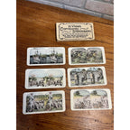 Rare Set of 25 Stereoscope Cards Battlefields of Europe WWI Stereoviews World War WW1