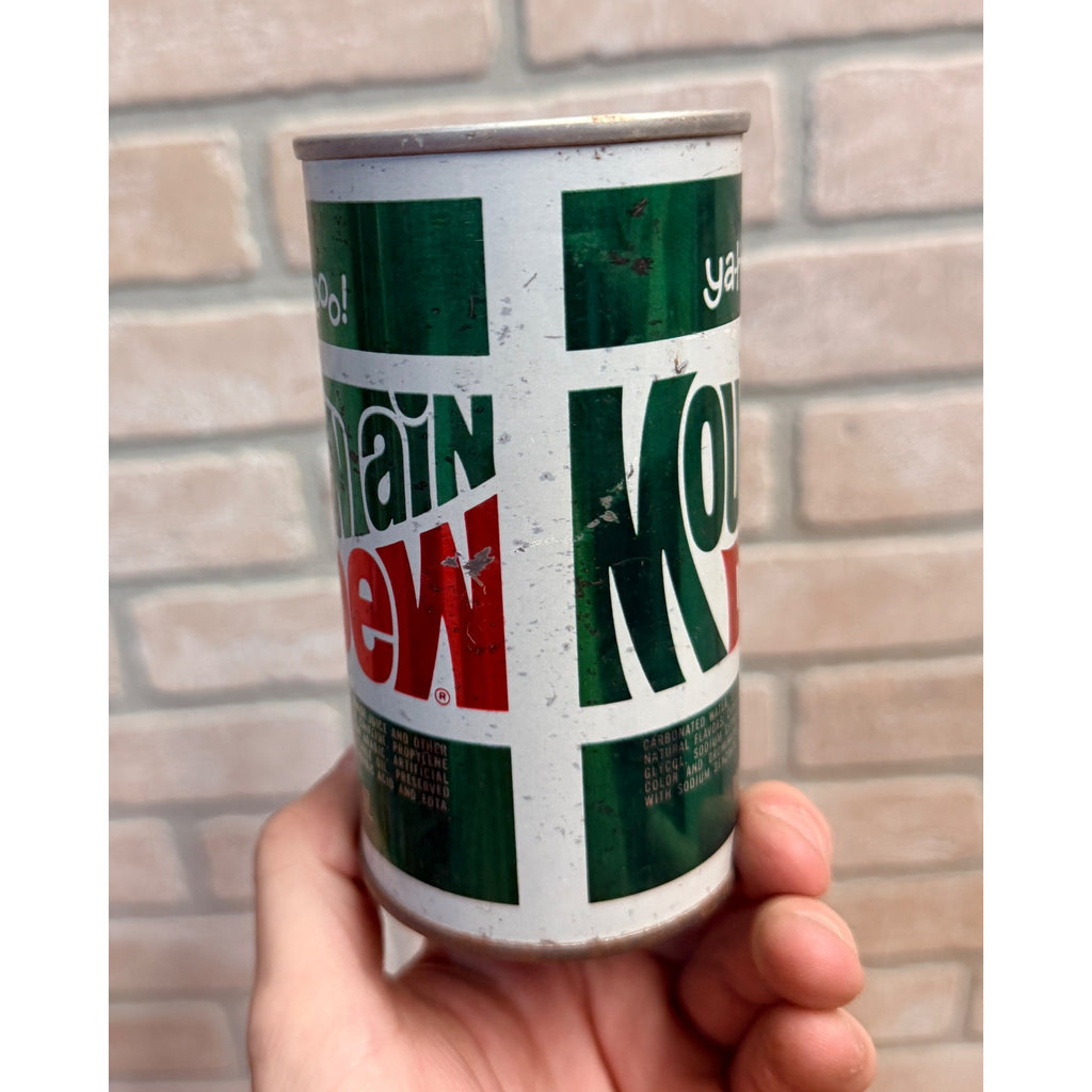Vintage Yahoo Mountain Dew Soda Pull Tab Can Watertown WIs