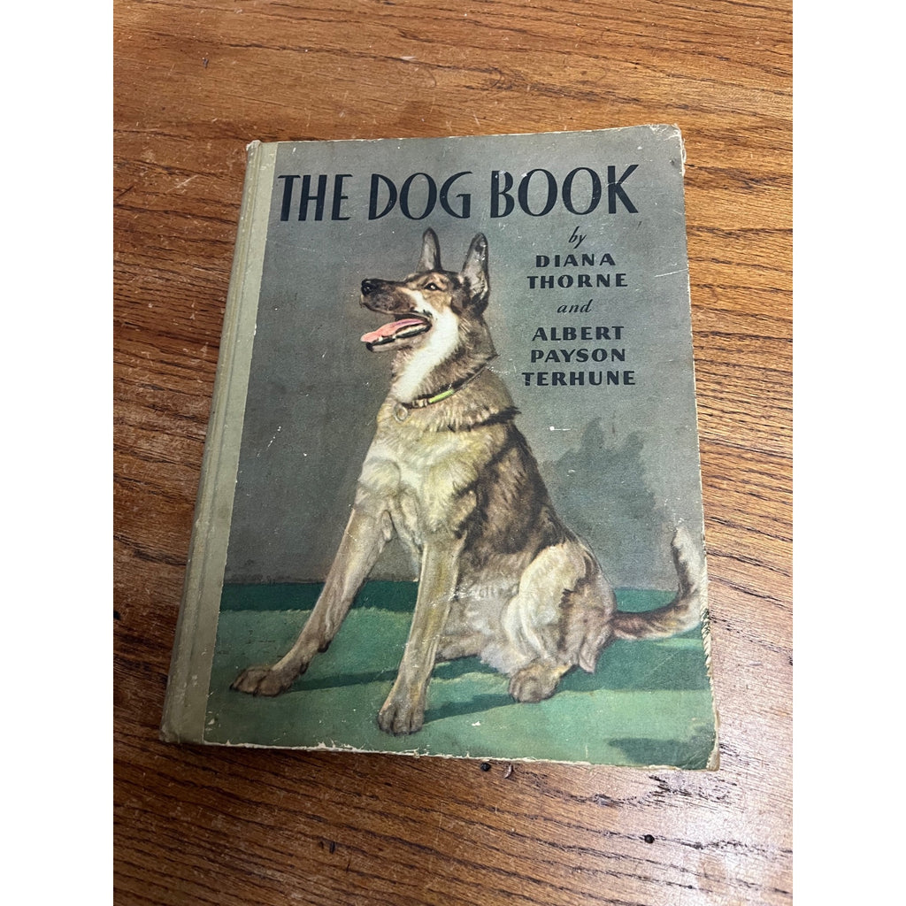 The Dog Book 1930s Diane Thorn & Albert Payson Terhune Colored Illustrations Nice
