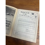 1972 Stock Car 150 Mile Race National Championship Souvenir Program Wisconsin