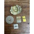 Vintage 1980s Soviet Russia USSR CCCP Pins Lot Export Goods Exhibition 1988 Officers Badge