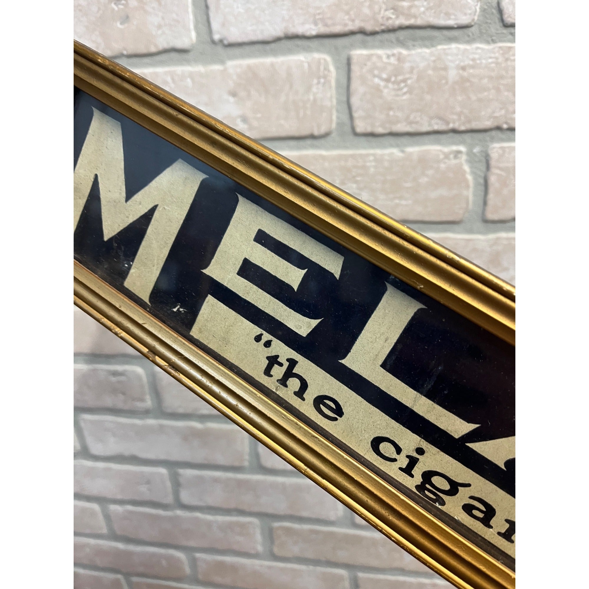 Antique 1920s Melachrino Cigarettes Tobacco Advertising Sign Store Display Early