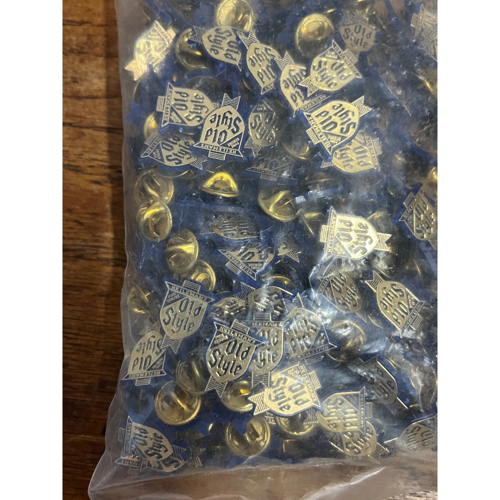 Vintage 1950s Heileman's Old Style Beer Plastic Pins NOS NEW Bag 100+ Lacrosse