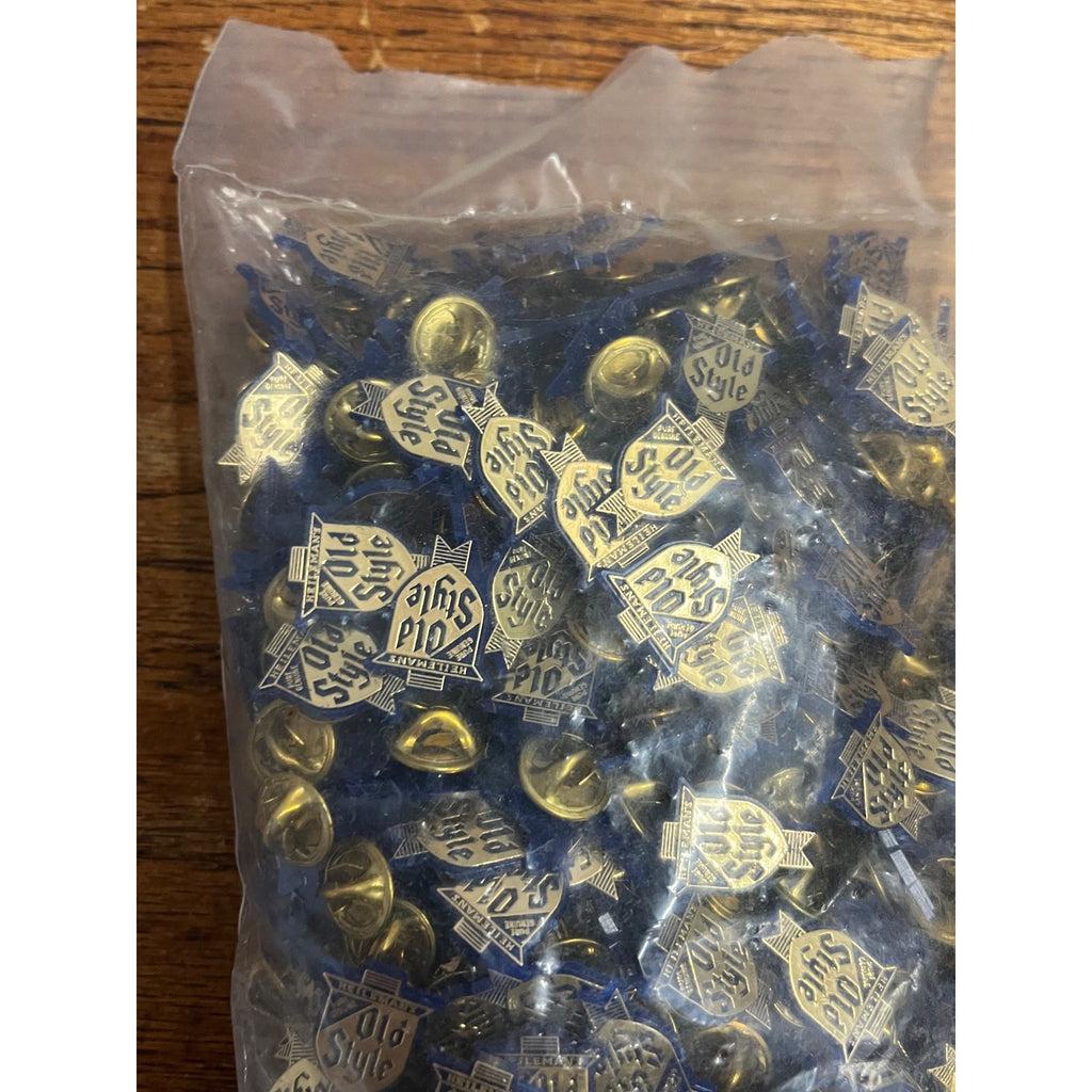 Vintage 1950s Heileman's Old Style Beer Plastic Pins NOS NEW Bag 100+ Lacrosse