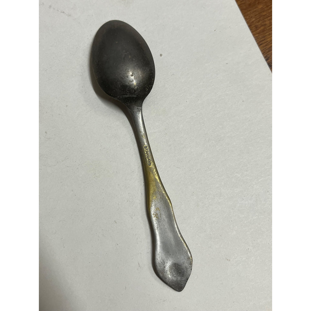 Vintage Admiral Dewey 1898 Flagship Olympia Battle of Manila Silver Plated Spoon