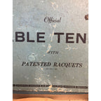 Vintage 1930s Marks Brothers Table Tennis Set Complete w/ Box Net Paddles ++