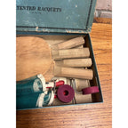 Vintage 1930s Marks Brothers Table Tennis Set Complete w/ Box Net Paddles ++