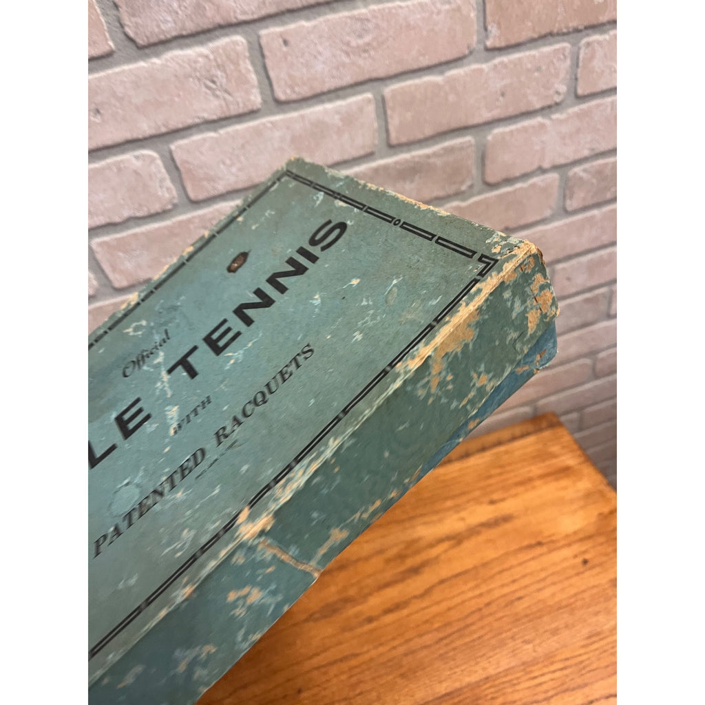 Vintage 1930s Marks Brothers Table Tennis Set Complete w/ Box Net Paddles ++