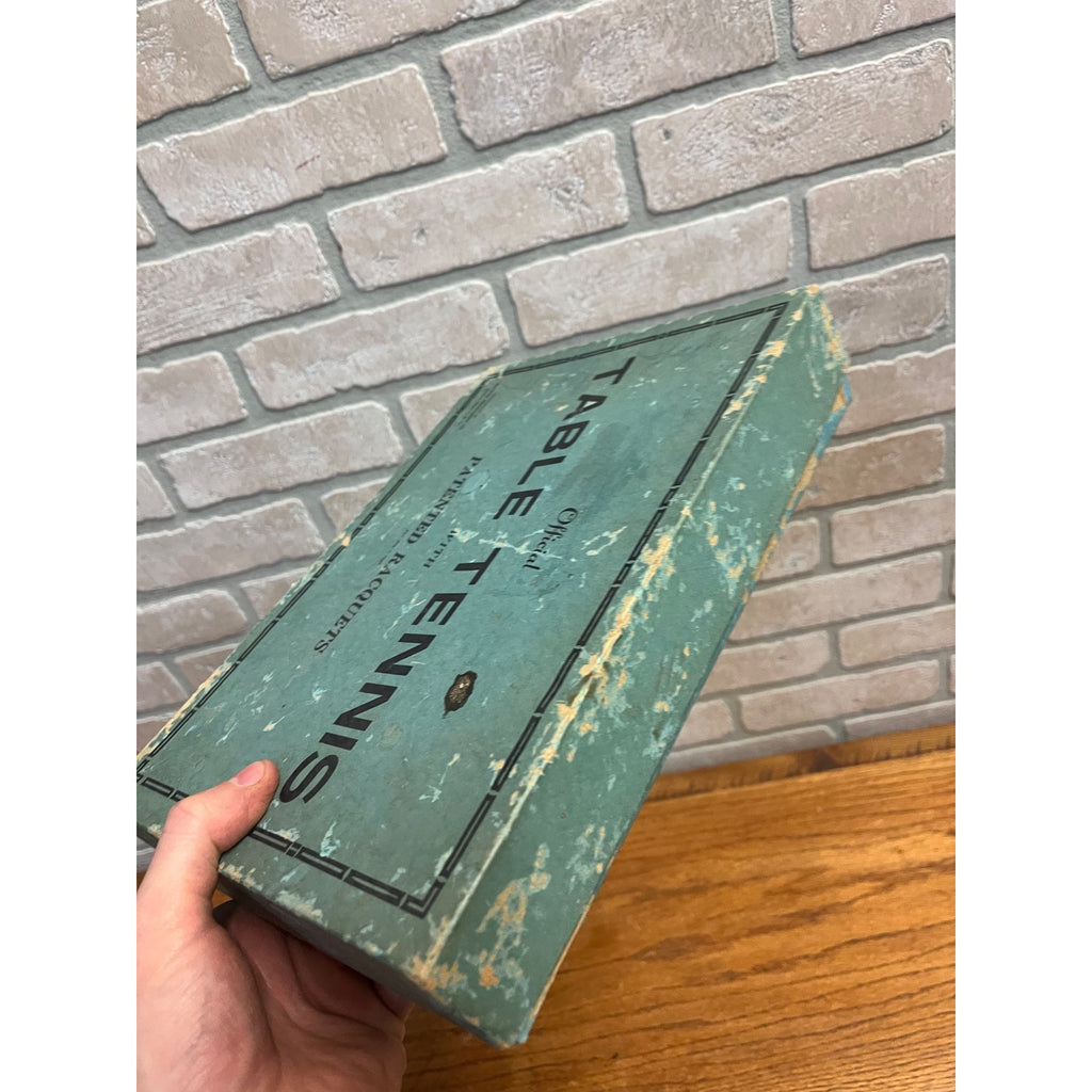 Vintage 1930s Marks Brothers Table Tennis Set Complete w/ Box Net Paddles ++