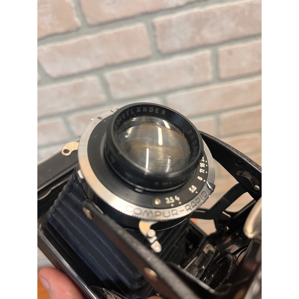 Vintage Voigtländer Bessa Rangefinder Folding Camera With Compur-Rapid Shutter Germany Circa 1935
