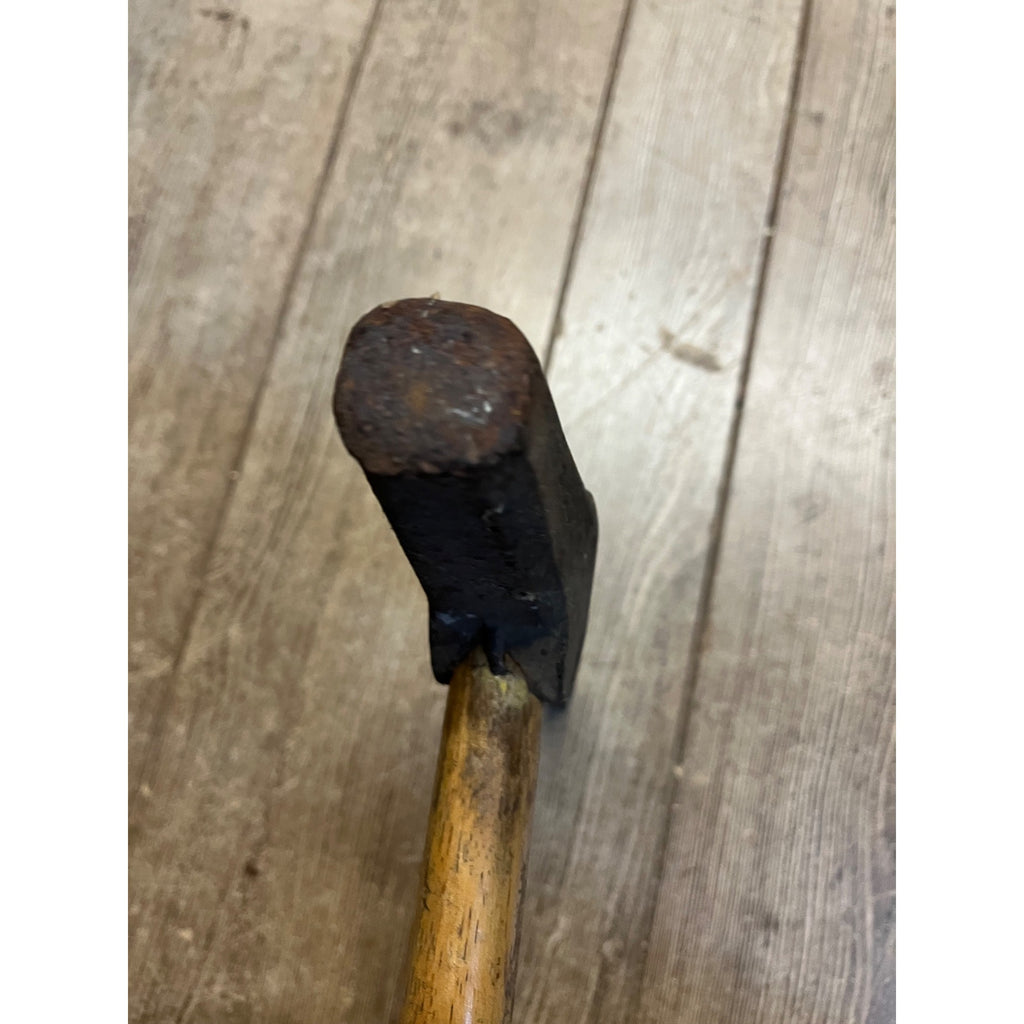 Vintage Illinois Central Railroad ICRR Spike Hammer Pick Tool Marked w/ Handle