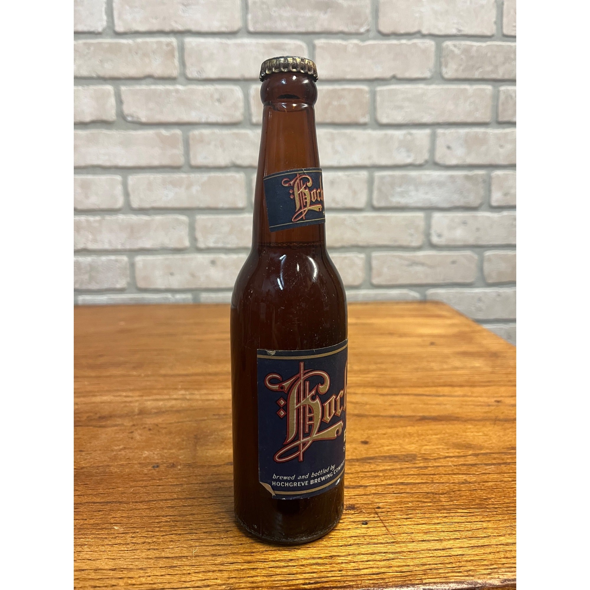 Vintage Hochgreve Bavarian Green Bay Wisconsin Beer IRTP Label Bottle 12oz Wis WI